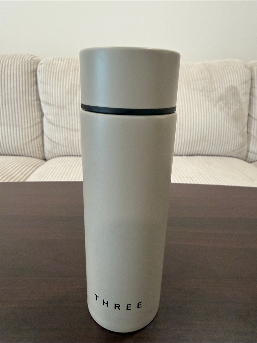 (Unused)THREE Neutral Gray Insulated Travel Bottle